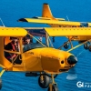 Vol en escadrille, les avions jaune de Fréjus